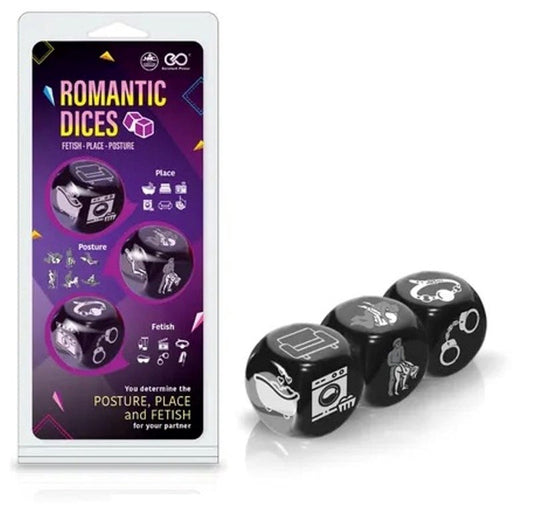 Romantic Dices 3 Pack - Sex Games, Coupons and Tricks