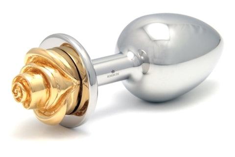 Rosebuds Luxe Rose Flash Gold Medium - Steel Sex Toys