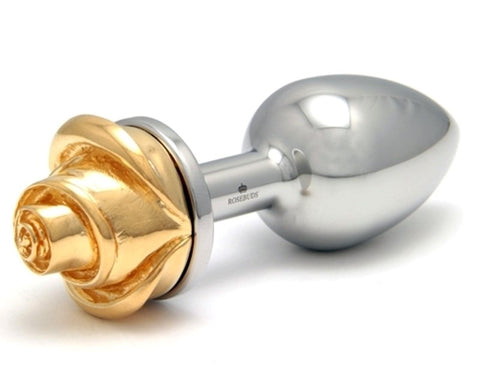Rosebuds Luxe Rose Flash Gold Medium - Steel Sex Toys