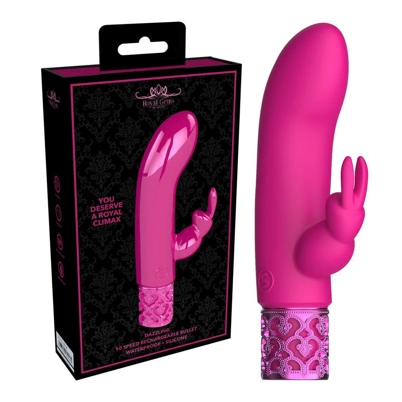 ROYAL GEMS Dazzling - Rechargeable Intimate Massager - Bullet Vibrators