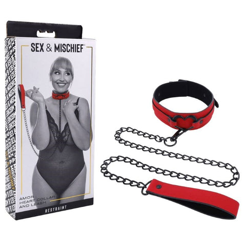 S&M Amor Collar and Leash - Collars and Leads