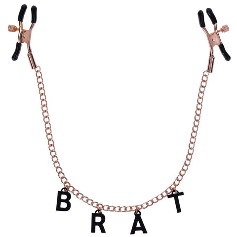S&M Brat Charmed Nipple Clamps - Nipple and Clit Clamps