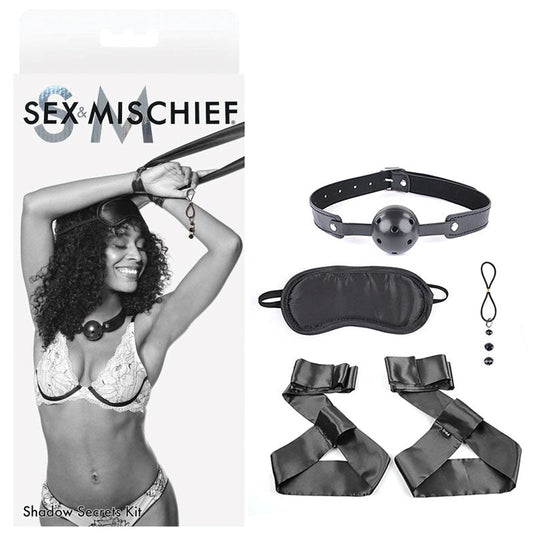 Elevate Intimate Pleasure - S&M Shadow Secrets Kit - Bondage Kits