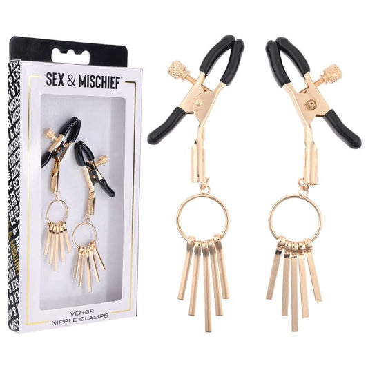 Verge Sensual Nipple Clamps - Adjustable Pleasure Journey - Nipple and Clit Clamps