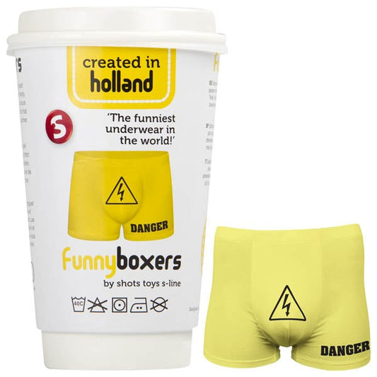 S-Line Funny Boxers Danger - Jocks and G-Strings