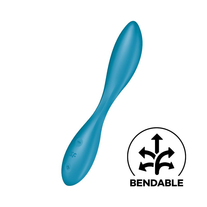 Satisfyer G-Spot Flex 1 Bendable 12 Functions Adult Vibrator - G-Spot Vibrators
