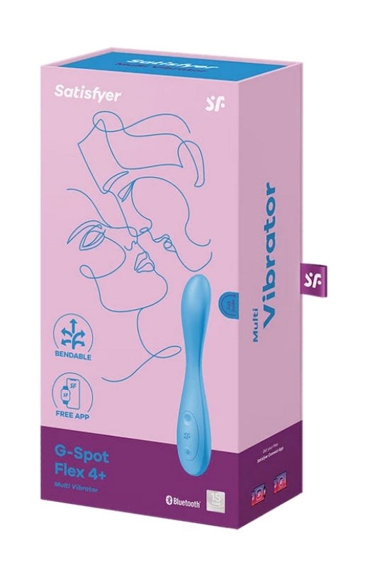 Satisfyer G Spot Flex 4 App Controlled Adult Vibrator - - Remote Control Vibrators