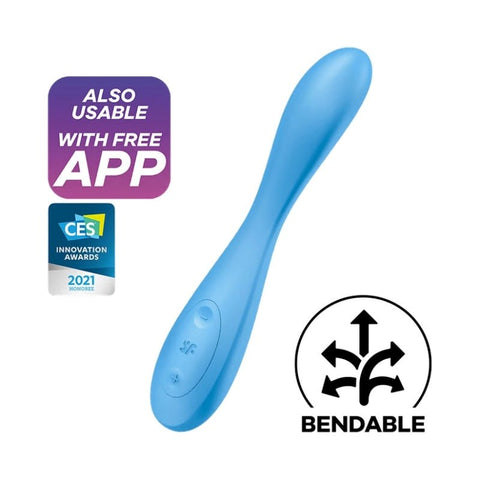 Satisfyer G Spot Flex 4 App Controlled Adult Vibrator - Remote Control Vibrators
