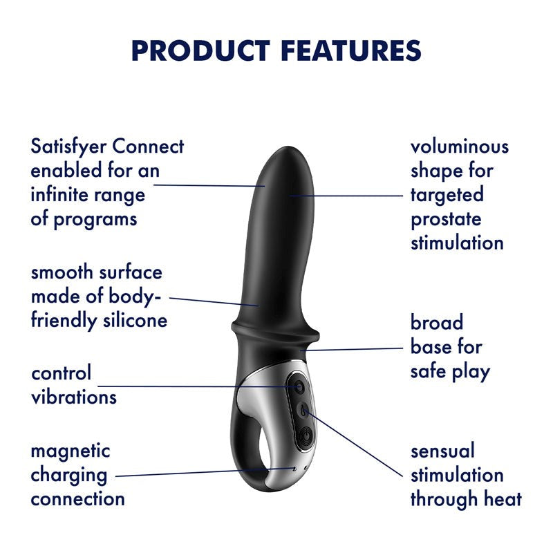 Satisfyer Hot Passion 12 Functions G Spot Vibrator - Remote Control Vibrators
