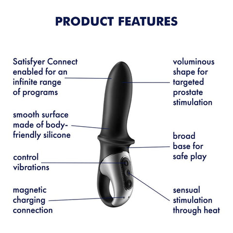 Satisfyer Hot Passion 12 Functions G Spot Vibrator - Remote Control Vibrators