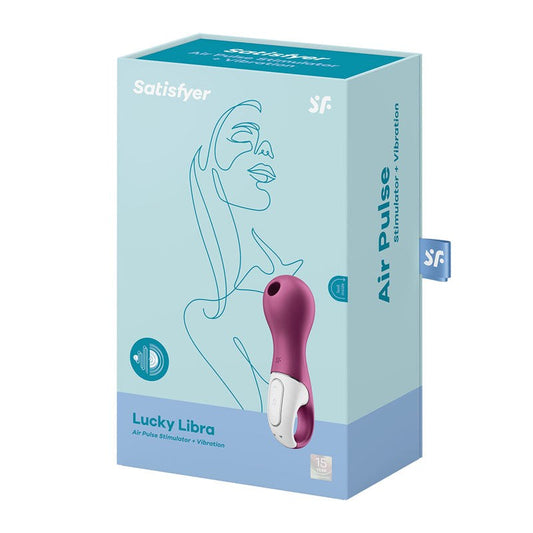 Satisfyer Lucky Libra Air Pulse Clitoral Stimulator - Clit Ticklers and Pulsators