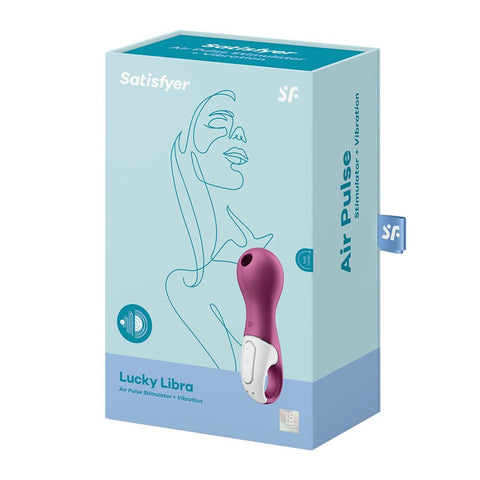 Satisfyer Lucky Libra Air Pulse Clitoral Stimulator - Clit Ticklers and Pulsators