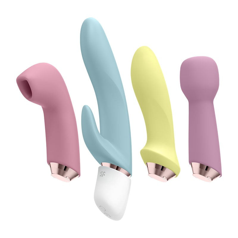 Satisfyer Marvelous Four Silicone Adult Vibrator Set - Rabbit Vibrators