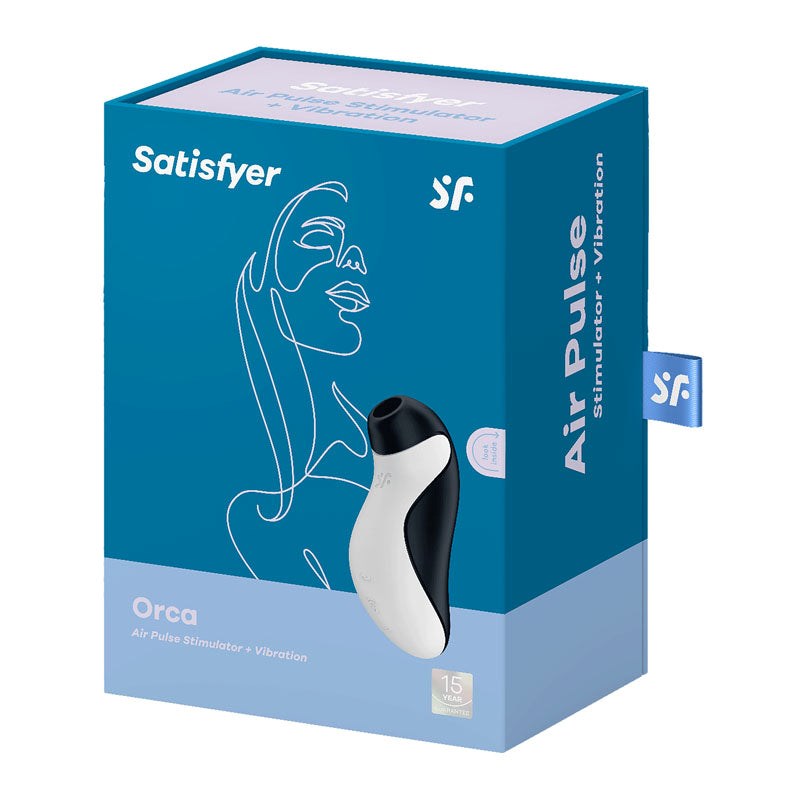 Satisfyer Orca Air Pulse Vibrator - - Clit Ticklers and Pulsators