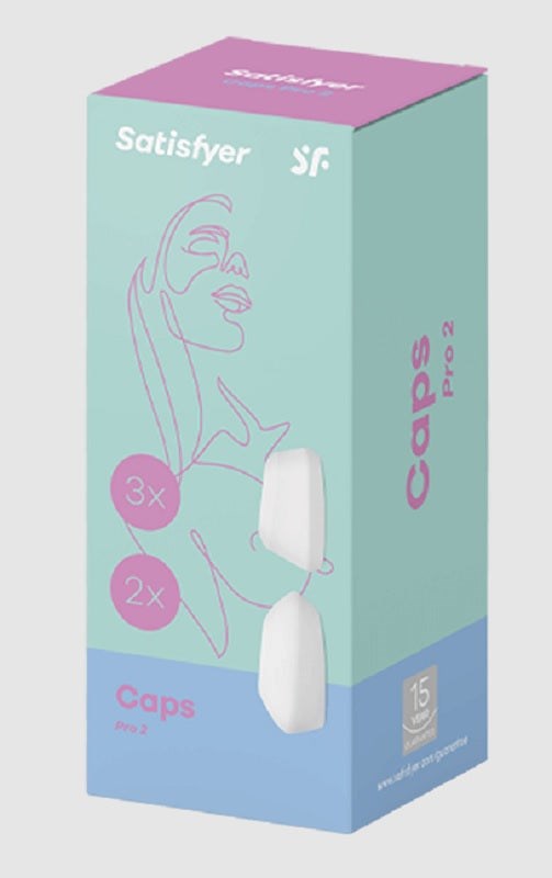 Satisfyer Pro 2 Clitoral Stimulator Caps 5 pack - Vibrator Accessories