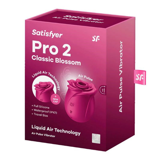 Satisfyer Pro 2 Classic Blossom Clitoral Vibrator - Clit Ticklers and Pulsators