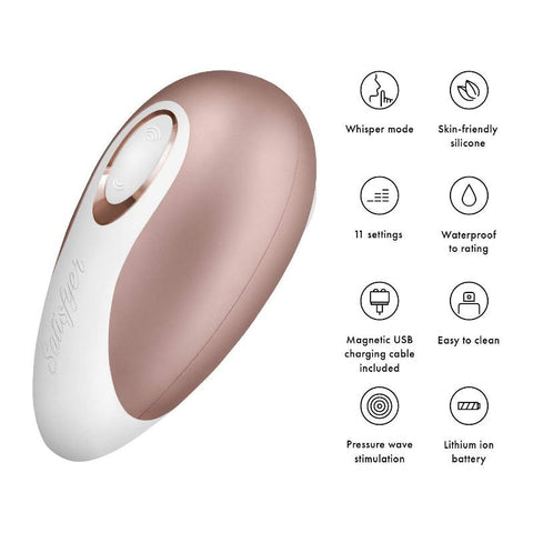 Satisfyer Pro Deluxe Next Generation Clitoral Stimulator - Clit Ticklers and Pulsators