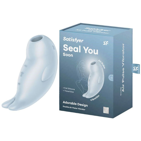 Satisfyer Seal You Soon Air Pulse Clitoral Massager - Clit Ticklers and Pulsators