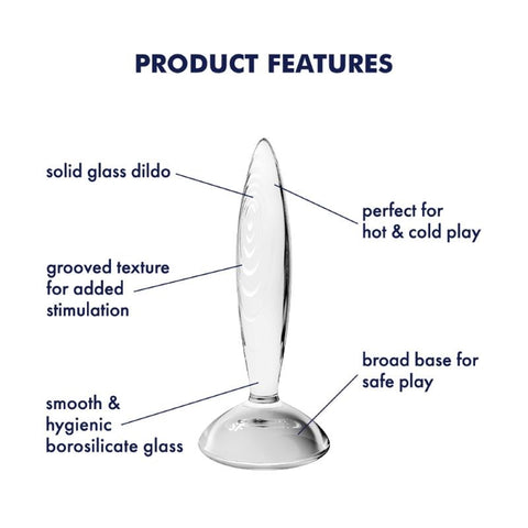 Satisfyer Sparkling Crystal Glass Butt Plug - Glass Sex Toys