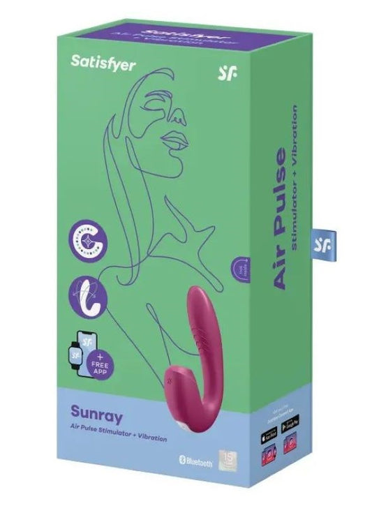 Satisfyer Sunray App Control G Spot and Clitoral Vibrator - Remote Control Vibrators