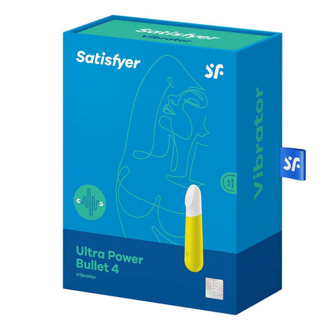 Satisfyer Ultra Power 12 Functions Bullet Vibrator 4 Yellow - Bullet Vibrators