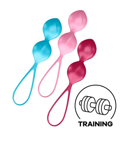 Satisfyer V Balls Orgasm Traning Set - Love Eggs and Kegel Exercisers