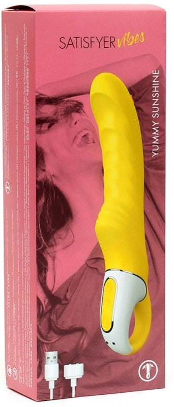 Satisfyer Yummy Sunshine 12 Functions Curved G Spot Massager - G-Spot Vibrators
