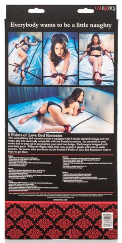 Scandal 8 Points of Love Bed Restraint - Cuffs and Restraints