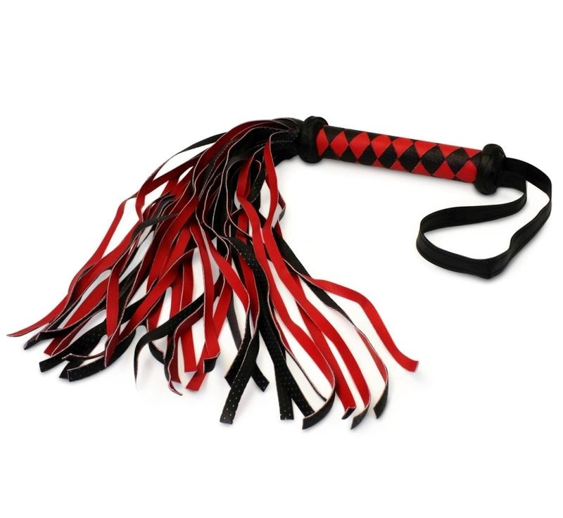 Scarlet Couture Diamond Flogger - - Whips And Crops