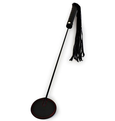 Scarlet Couture Duo Crop and Flogger - Whips And Crops