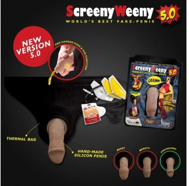 Screeny Weeny 5.0 Circumcised - - Realistic Dildos