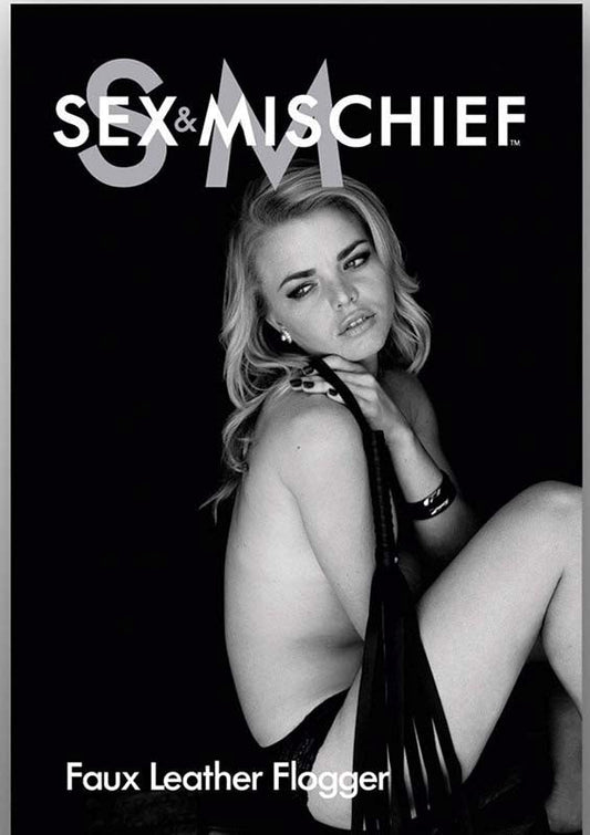 Sensual Exploration - Sex & Mischief Faux Leather Flogger - Whips And Crops