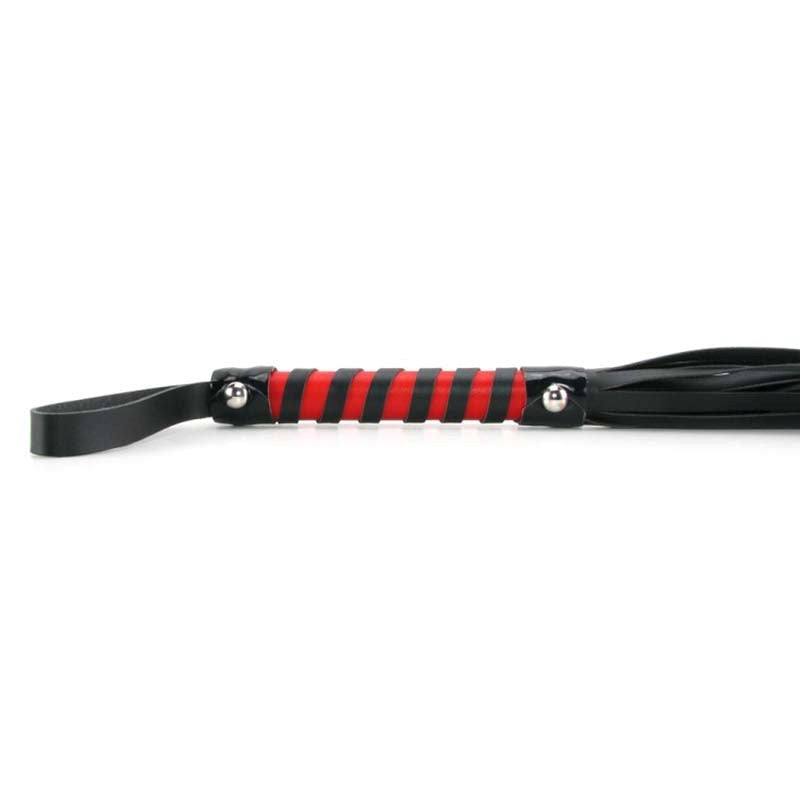 Sex & Mischief Striped Flogger - - Whips And Crops