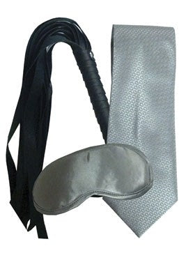 Sex & Mischief The Grey Collection Tie Me Up Kit - Cuffs and Restraints