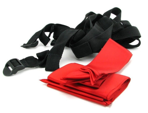 Sex and Mischief Door Play Kit - Cuffs and Restraints