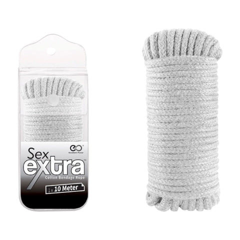 Sex Extra Cotton Bondage Rope 10m - Cuffs and Restraints