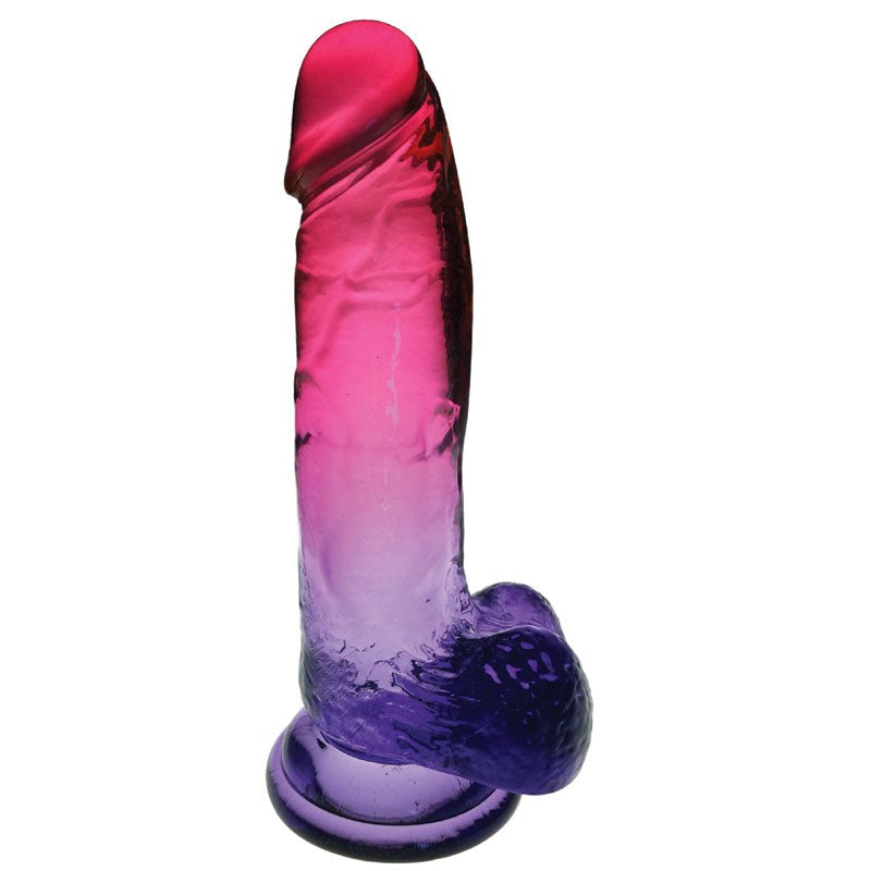 Shades 8 Inch Jelly TPR Dong - - Realistic Dildos