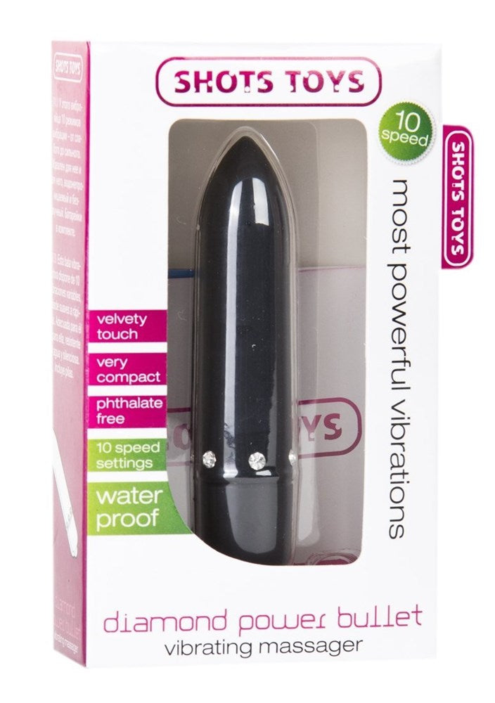 Shots Toys Diamond Power Bullet - Bullet Vibrators