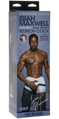 Signature Cocks Isiah Maxwell 10 inch Ultraskyn Cock - Realistic Dildos
