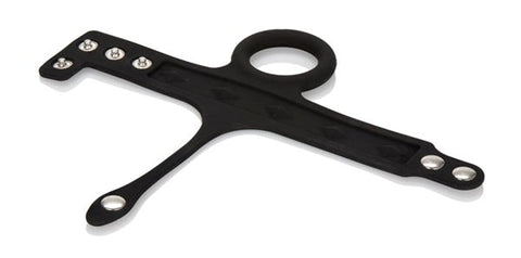 Silicone Tri-Snap Ball Spreader - Ball and Cock Toys