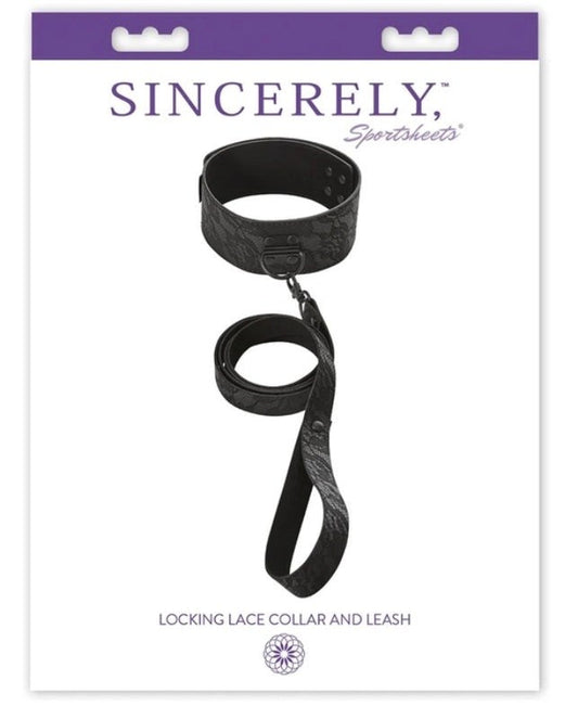 Sincerely Locking Lace Collar and Leash - Collars and Leads
