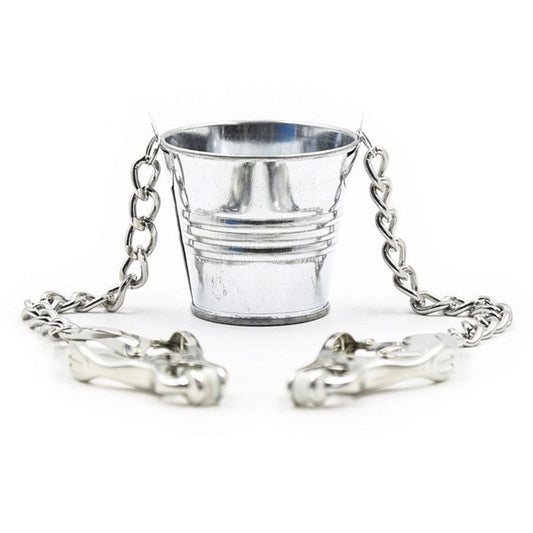 Slave Bucket Labia and Nipple Clamps - Breast and Nipple Toys