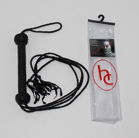 SM Four Tail Leather Flogger - Whips And Crops