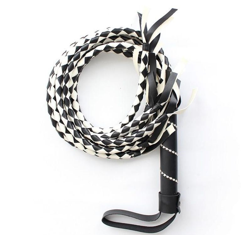 Snakeskin Whip Faux Leather - - Whips And Crops