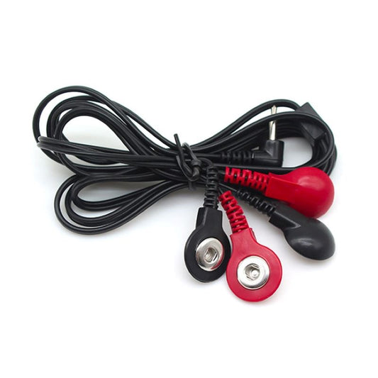 Snap Electrode Lead Wires 4 In 1 - Double Color - Electro Sex
