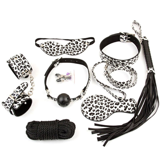 Snow Leopard Bondage Kit 8 piece - Bondage Kits