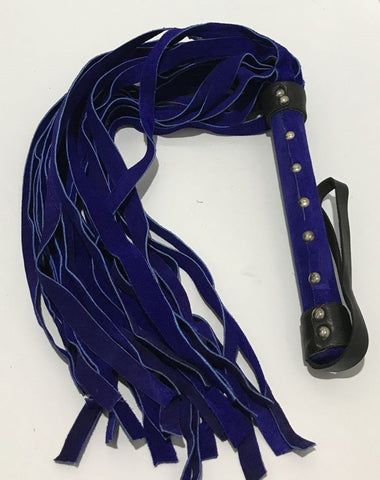 Soft Suede Bondage Flogger - Whips And Crops