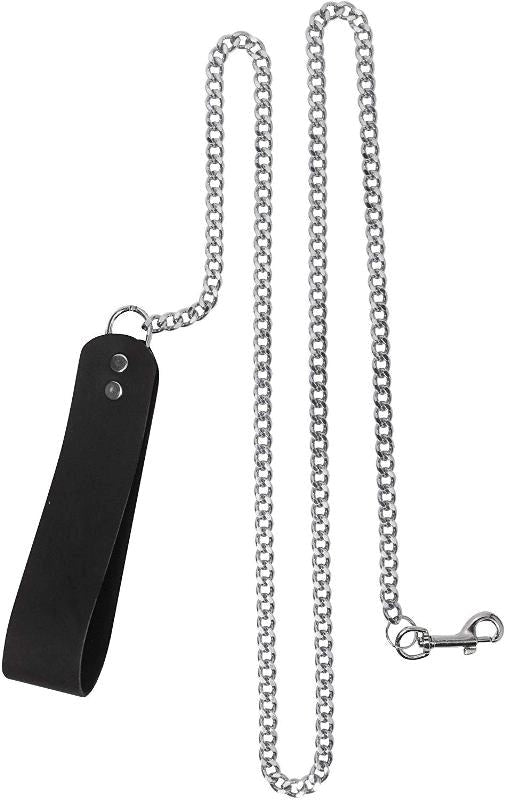 Spartacus Chain Leash with Plain Handle - Collars and Leads