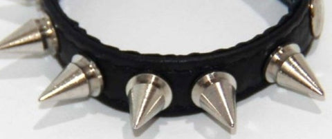 Spiked Leather Cock Ring - Cock Rings