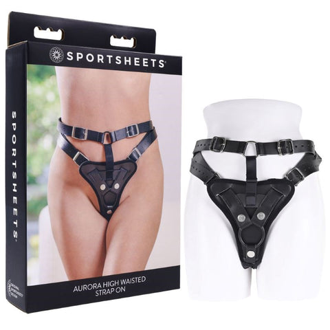 SPORTSHEETS Aurora - Luxurious High Waisted Strap On for Dominating Pleasure - Strap On Sextoys
